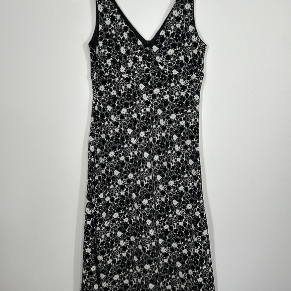 Vintage Y2K EXPRESS Worldwide Brand Size 5/6 Black / White Sun Dress - Picture 8 of 13